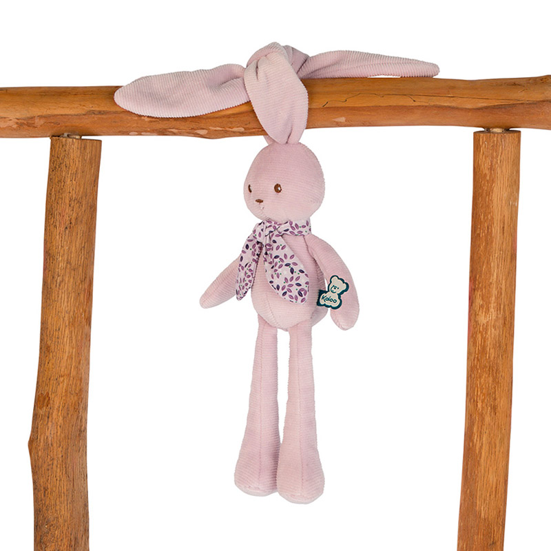 Мягкая игрушка Kaloo "Кролик", серия "Lapinoo" розовый, маленький, 25 см - фото №4