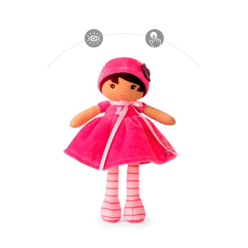 Текстильная кукла Kaloo "Emma", в розовом платье, серия "Tendresse de Kaloo", 25 см - фото №10