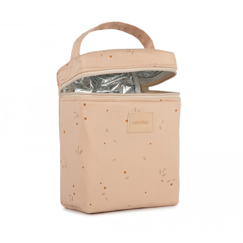 Термосумка Nobodinoz "Hyde Park Willow Dune", лепестки и песчаные барханы, 18 х 23 см - фото №4