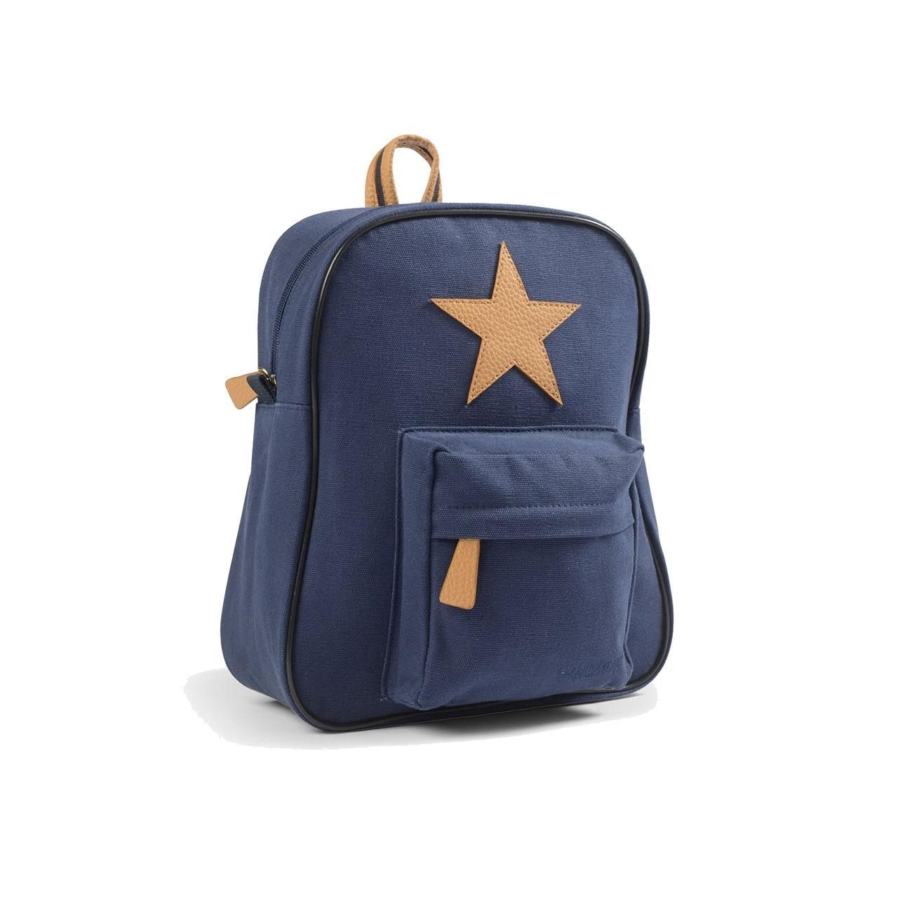 Рюкзак со звездой SmallStuff, темно-синий, маленький