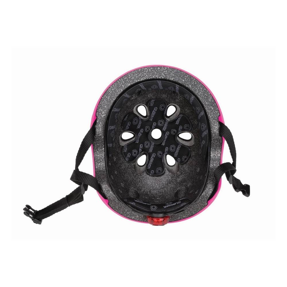 Шлем защитный GLOBBER "Primo lights" XS/S, розовый - фото №3