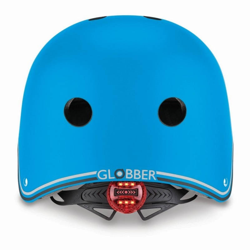 Шлем защитный GLOBBER "Primo lights" XS/S, голубой - фото №5