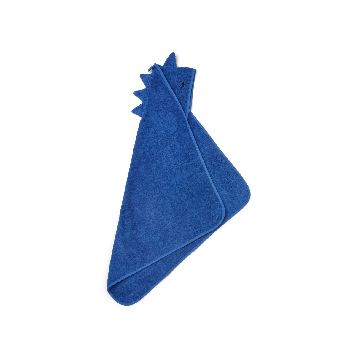 Детское полотенце с капюшоном Liewood "Динозавр", синее, 70 х 70 см