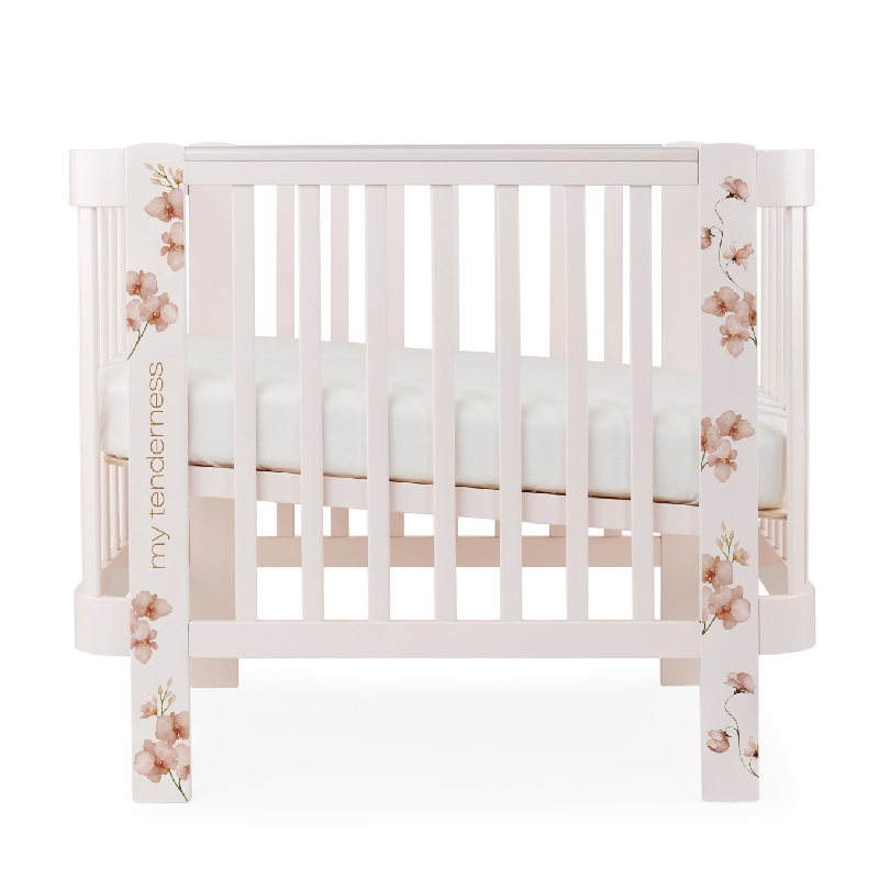 Кроватка-трансформер "Mommy love", розовая Happy Baby - фото №11