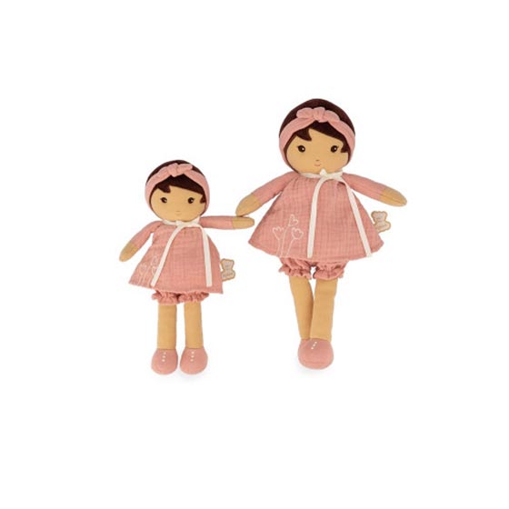 Текстильная кукла Kaloo "Amandine", в розовом костюме, серия "Tendresse de Kaloo", 25 см - фото №2