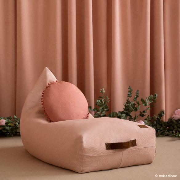 

Бескаркасная мебель Nobodinoz, Кресло Nobodinoz "Oasis Pouffe Bloom Pink", цветущий розовый, 119 х 70 х 52 см