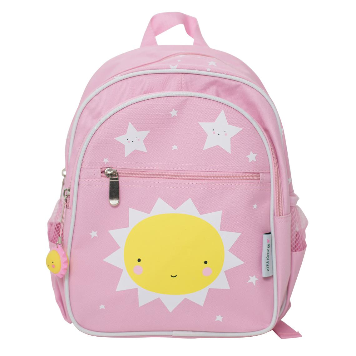 Рюкзак с солнцем A Little Lovely Company, розовый, большой