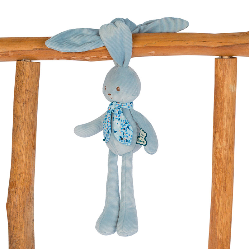 Мягкая игрушка Kaloo "Кролик", серия "Lapinoo" голубой, маленький, 25 см - фото №4