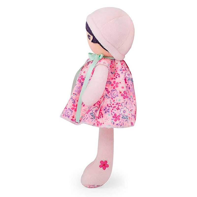 Текстильная кукла Kaloo "Fleur", в розовом платье, серия "Tendresse de Kaloo", 25 см - фото №2