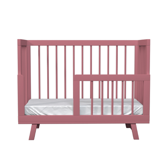 Кроватка для новорожденного Lilla "Aria Antique", розовая - фото №2