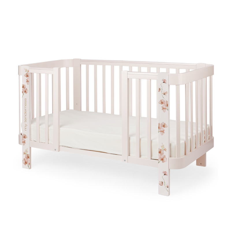Кроватка-трансформер "Mommy love", розовая Happy Baby - фото №2