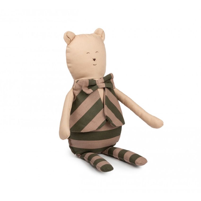 Текстильная игрушка в виде медведя Nobodinoz "Majestic Bear Green", зеленая - фото №2