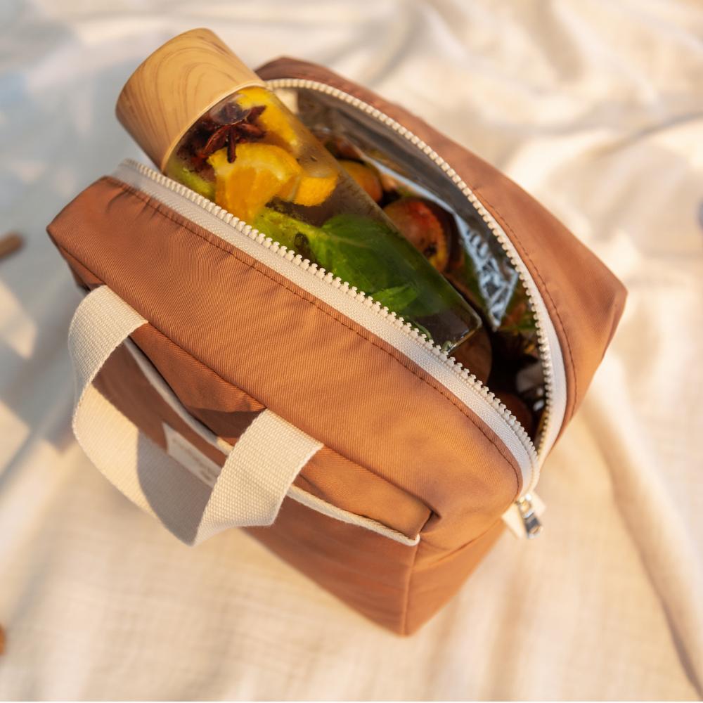 Термосумка Nobodinoz "Sunshine Cinnamon", корица, водонепроницаемая, 20 х 20 см - фото №5