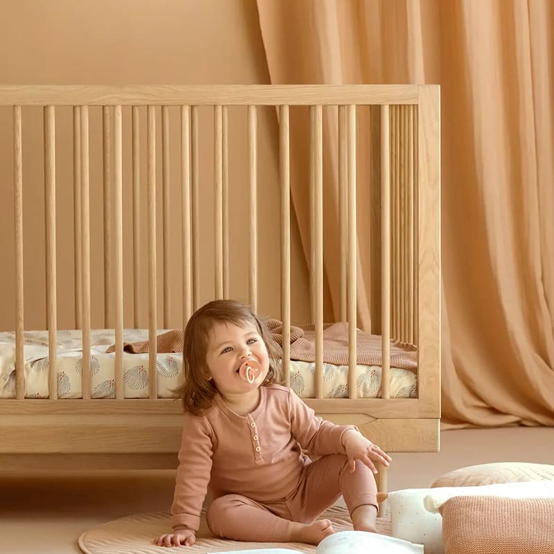 Детская кроватка Nobodinoz "Pure Evolutive Crib Baby", 140 х 70 х 90 см - фото №6