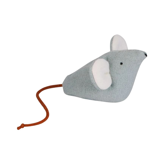 Развивающая игрушка Saga Copenhagen "Throwing Mouse", нежно-голубая