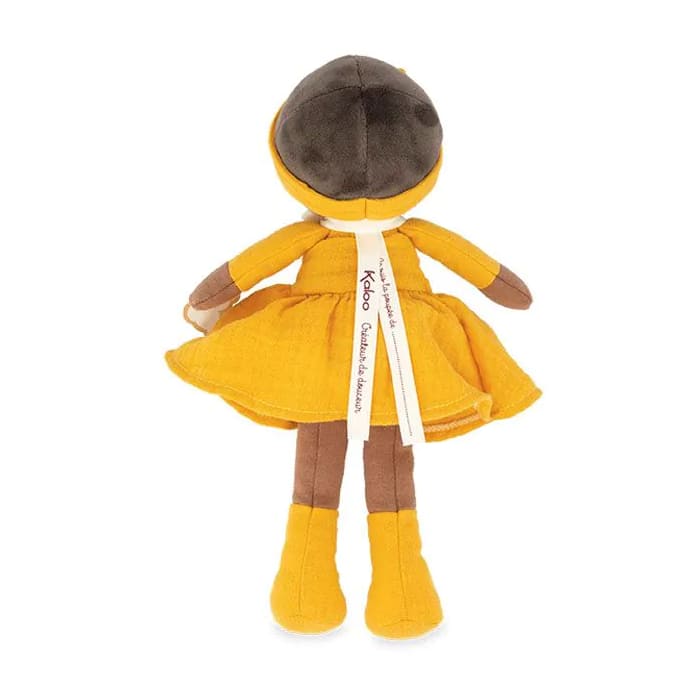 Текстильная кукла Kaloo "Naomie", в желтом платье, серия "Tendresse de Kaloo", 25 см - фото №2