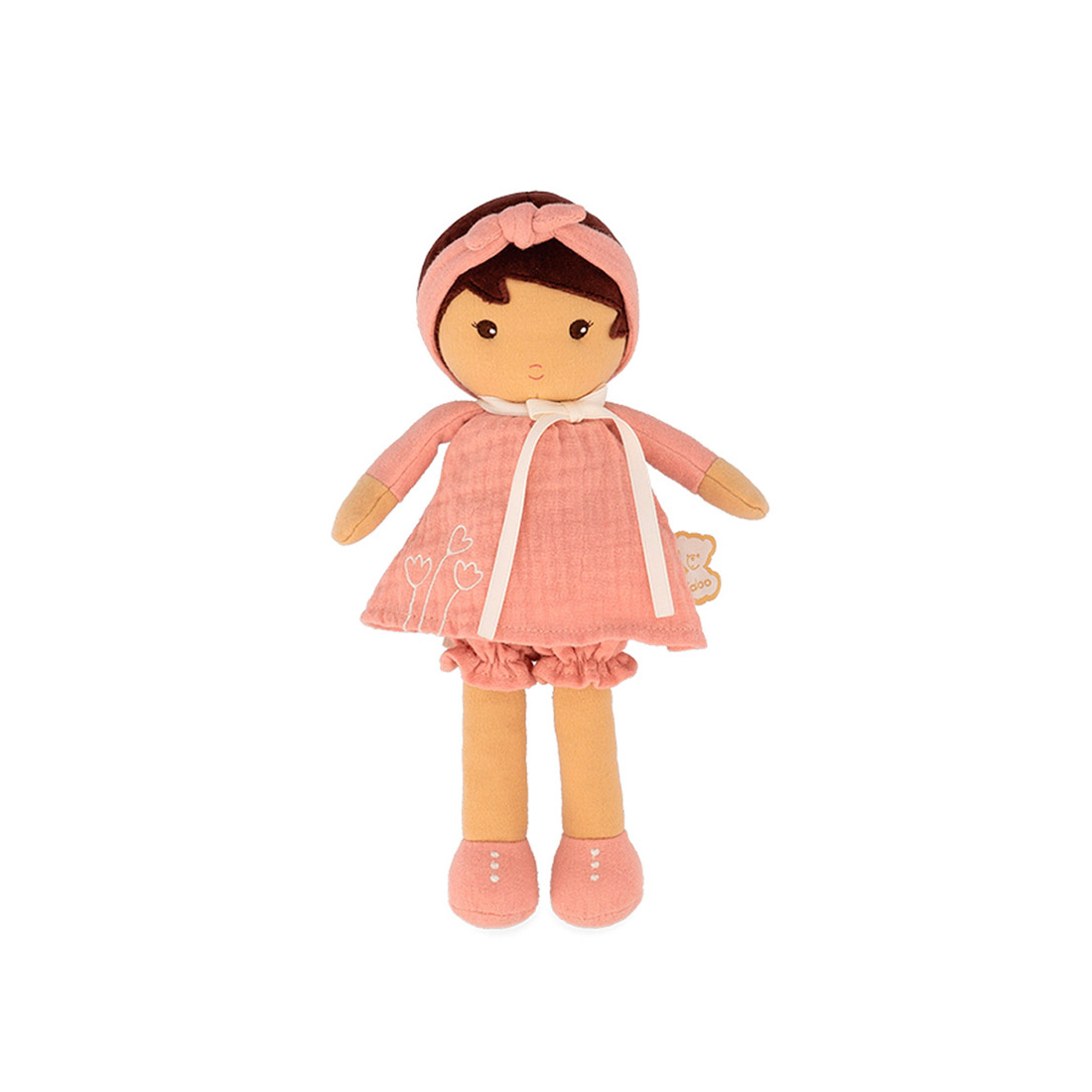 Текстильная кукла Kaloo "Amandine", в розовом костюме, серия "Tendresse de Kaloo", 25 см - фото №1