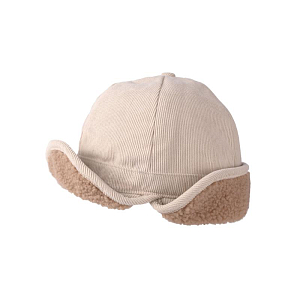 Шапка-кепи теплая Mrs. Ertha "Ivory", слоновая кость