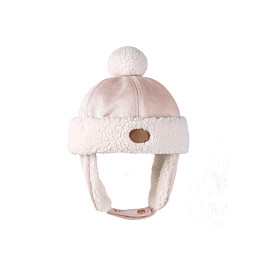 Шапка-ушанка Mrs. Ertha "Blush", пудровая