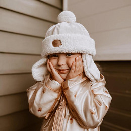 Шапка-ушанка Mrs. Ertha "Ivory", слоновая кость