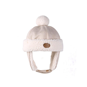 Шапка-ушанка Mrs. Ertha "Ivory", слоновая кость