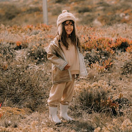 Шапка-ушанка Mrs. Ertha "Peanut", ореховая