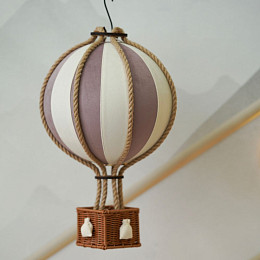 Декоративный воздушный шар MyMongolfier, пудра, 25 см