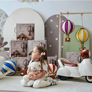 Декоративный воздушный шар MyMongolfier, пурпурный, 25 см