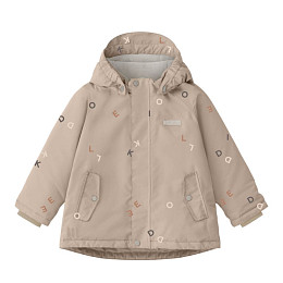 Куртка утепленная Leokid "Loya say my name beige"