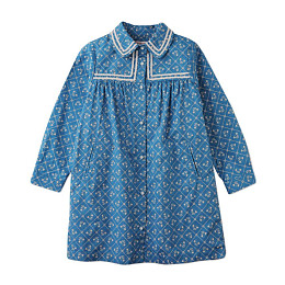 Платье поплиновое Gingersnaps "Lei Bluefields", синее