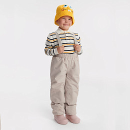 Брюки утепленные Leokid "Flint say my name beige"