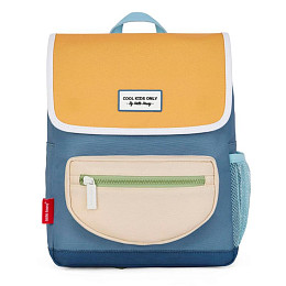 Рюкзак Hello Hossy "Square Mini Sam", синий с бежевым