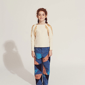 Брюки джинсовые Gingersnaps "Harley Patchwork", синие