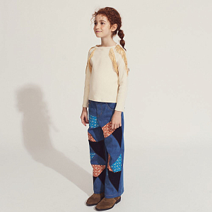 Брюки джинсовые Gingersnaps "Harley Patchwork", синие