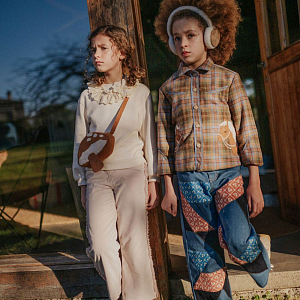 Брюки джинсовые Gingersnaps "Harley Patchwork", синие