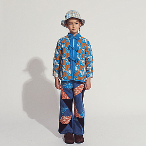 Пальто пэчворк Gingersnaps "Julianne Patchwork", синее