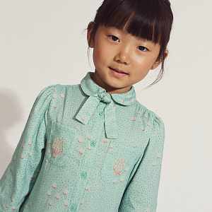 Платье с галстуком Gingersnaps "Sabel Mint Grove", мятное