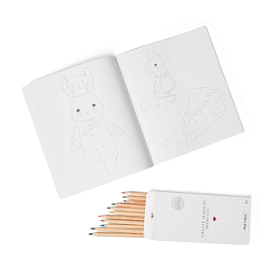 Раскраска с карандашами That's Mine "Ben Bunny", мульти с кремовым