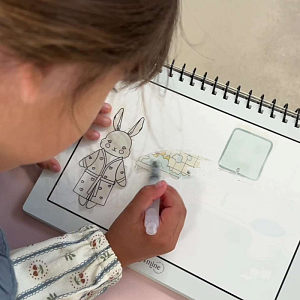 Раскраска водой That's Mine "Drew Bunny", светло-серая