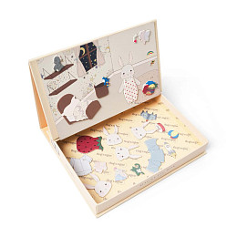 Развивающая магнитная коробка Зэтс Майн (That's Mine) "Лоу", кремовая