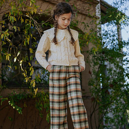 Брюки широкие Gingersnaps "Rhoda", крупная клетка