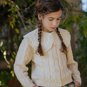 Кардиган вязаный Gingersnaps "Hilary Beige", кремовый