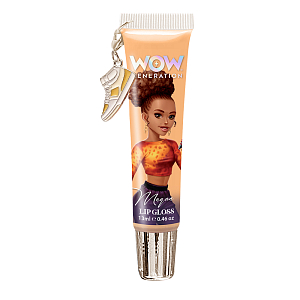 Блеск для губ WOW Generation, с подвеской кроссовок, оранжевый
