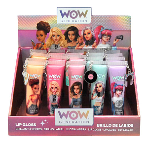 Блеск для губ WOW Generation, с подвеской кроссовок, оранжевый