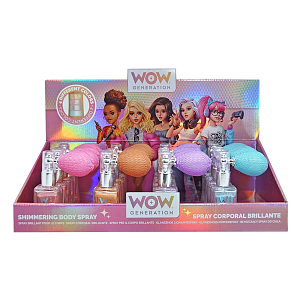 Глиттер-спрей WOW Generation, для лица и тела, голубой