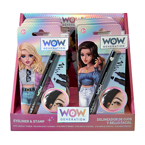 Подводка для глаз WOW Generation, со штампом, цветок