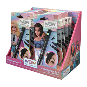 Подводка для глаз WOW Generation, со штампом, молния