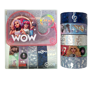 Декоративная клейкая лента WOW Generation, с розовым диспенсером