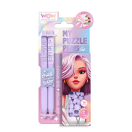 Набор ручек WOW Generation, с буквами для сборки, сиреневый
