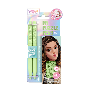 Набор ручек WOW Generation, с буквами для сборки, зеленый